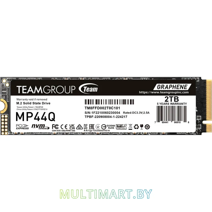 SSD диск Team MP44Q 1TB (TM8FFD001T0C101)